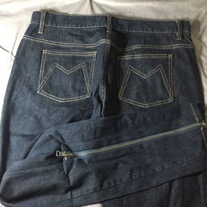 NWT Marc Jacobs jeans with zippers size 10